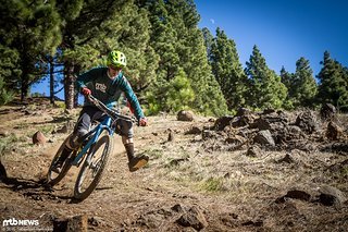 Die Show ist fürs Foto aber im Endeffekt gibt es trotz der Anmerkungen keinen Grund, warum man mit dem Moab AM keinen Spaß auf dem Trail haben sollte