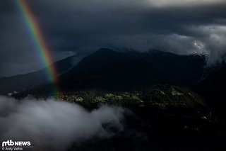 Der Regenbogen kam ein Jahr zu früh nach Crans-Montana
