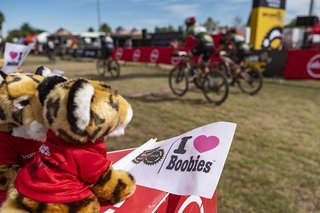 Die ILoveBoobies-Organisation hat sich zum Ziel gesetzt, kostenlose Brustuntersuchungen für südafrikanische Frauen anzubieten, die aus finanziellen oder örtlichen Gründen keinen Zugang zu solchen medizinischen Leistungen haben.