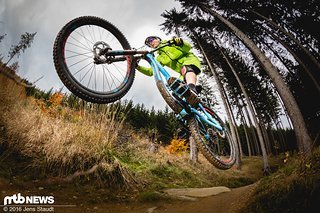 Lufteinlagen gelingen mit den Pedalen sehr leicht