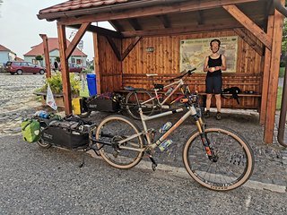 So sah unser Bikepacking-Setup aus.