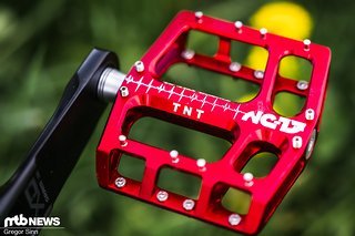 Wir stehn drauf: Für die optimale Verbindung zu den Bikes waren NC-17 Sudpin-Pedale verantwortlich.