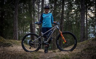 Anita und ihr neues Racebike