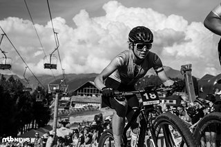Anne Terpstra fuhr bereits im Short Track ein starkes Rennen und schob sich nach und nach weiter nach vorne.