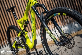 Die RockShox Pike Federgabel verrichtet wie erwartet zuverlässig ihre Arbeit Die RockShox Pike Federgabel verrichtet wie erwartet zuverlässig ihre Arbeit