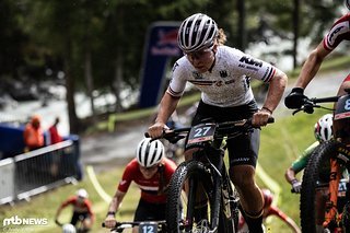 Silber-Coup von Carla Hahn im U23-Rennen der Frauen