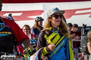 Casey Brown auf dem Weg zur Siegerehrung Casey Brown auf dem Weg zur Siegerehrung