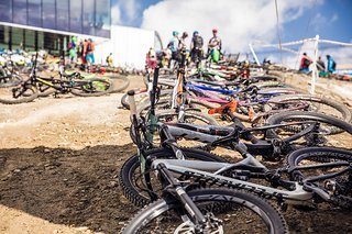 Startaufstellung für den Le Mans-Start
