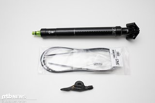 Kein Schnickschnack: Für eine optimale Funktion benötigt man nur die Stütze, das entsprechende Kabel mit Bowdenzug plus Trigger Kein Schnickschnack: Für eine optimale Funktion benötigt man nur die Stütze, das entsprechende Kabel mit Bowdenzug plus Trigger