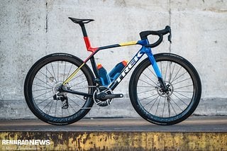 Fresh outta Lidl: Das Trek Madone SLR vereint Geschwindigkeit, Leichtbau und Komfort wie kaum ein anderes Rennrad.