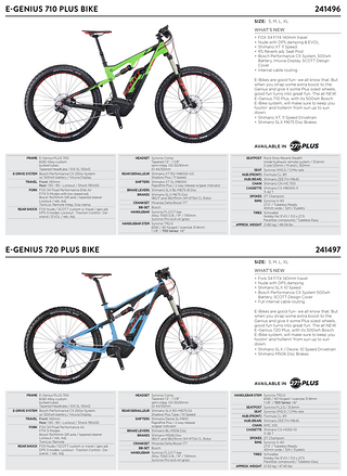 Komplettbikes: Scott E-Genius 710 Plus / 720 Plus