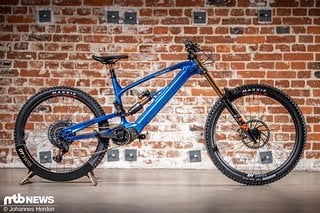 Zu den Craft Bike Days ist Alutech mit dem Fanes E Armageddon im DH-Aufbau angereist.