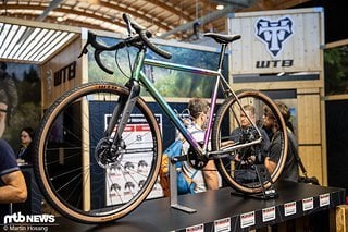 Dieses wunderschöne Gravelbike am WTB-Stand ließ unsere Herzen höher schlagen.