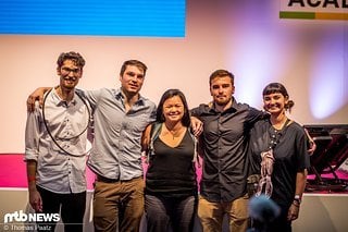 Das Veer-Team auf dem Startup-Pitch