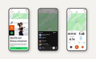 Anmeldung: Hat man den Spotify-Account einmal bei Strava autorisiert, soll die Integration dauerhaft hergestellt sein.