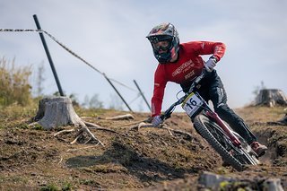 Steffen Smets fährt durch den Thüringer
