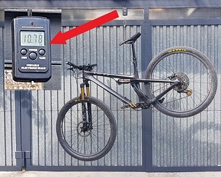 10,78 kg sind eine echte Ansage für ein Trailbike 10,78 kg sind eine echte Ansage für ein Trailbike