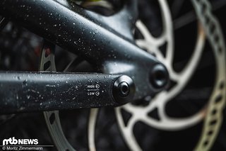 Kaum zu glauben: Finn Iles fährt sein Stumpjumper im High-Setting