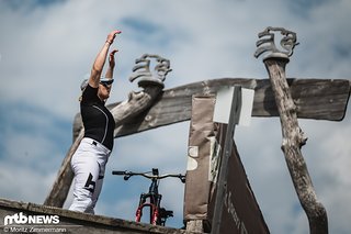 Die Ruhe vor dem Sturm: Für die Lokalmatadorin Vali Höll muss die Anspannung vor dem Finale extrem gewesen sein. Doch die Österreicherin ist extrem souverän mit der Drucksituation umgegangen.