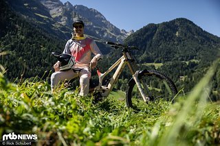 Für die WM gab's natürlich wieder ein Custom-Kit und Bike.