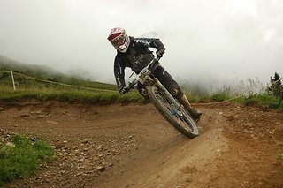 Schlechte Nachricht: Regen für die Quali. Gute Nachricht: Die Bremse quietscht nicht, sondern bremst.