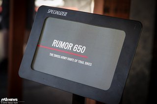 Das Rumor ist 2013 als Frauen-Bike eingeführt worden