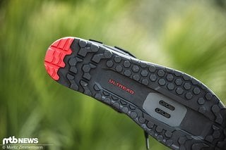 Die Ultread GE-Außensohle sorgt für viel Grip. Die Ultread GE-Außensohle sorgt für viel Grip.
