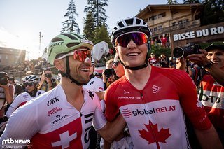 Großer Sport auf der Schlussrunde und trotzdem eine gute Stimmung im Ziel