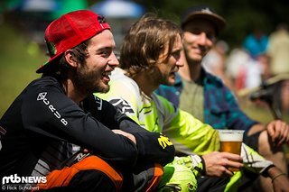Fahrrad kaputt, Rennlauf für die Katz, Stimmung gut Fahrrad kaputt, Rennlauf für die Katz, Stimmung gut