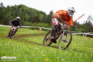 Die Wiesenkurven sind zum Glück griffig geblieben. Die Wiesenkurven sind zum Glück griffig geblieben.