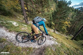 Auch wenn sich hier die Trail-Einstellung aufzudrängen scheint Auch wenn sich hier die Trail-Einstellung aufzudrängen scheint