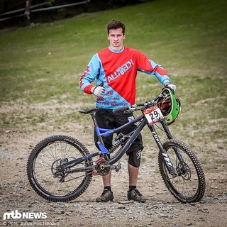 Alutech-Fahrer Marius Neuffer