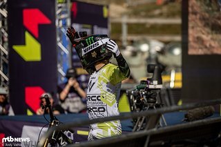 Dass er es noch immer ziemlich drauf hat, hat der Norco-Fahrer mit einem starken Run im Finale bewiesen