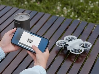 Die DJI-App ist für Datentransfer und für eine optionale Steuerung per Wi-Fi nutzbar.