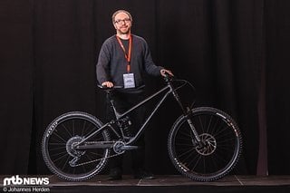 Jochen von Last Bikes stand diesmal mit Aluminium am Start.