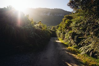 ... bis zur kleinen Stadt Punakaiki