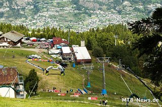 Blick auf den Zielbereich