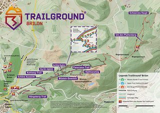 TrailGround Brilon Karte TrailGround Brilon Karte