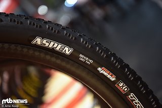 Es scheint Wirklichkeit zu werden. Auf dem Maxxis Aspen-Reifen prangt gut sichtbar die 32. Diese steht für 32. Es scheint Wirklichkeit zu werden. Auf dem Maxxis Aspen-Reifen prangt gut sichtbar die 32. Diese steht für 32.