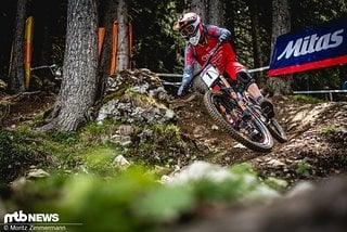 Greg Minnaar war es wichtig, trotz Platten seinen Lauf beenden zu können