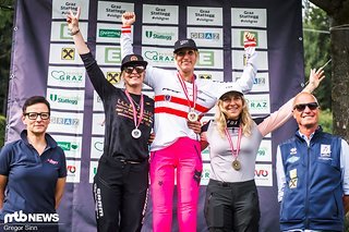 Kerstin Salegger hat vor Helene Frühwirth und Marlena Neißl gewonnen.
