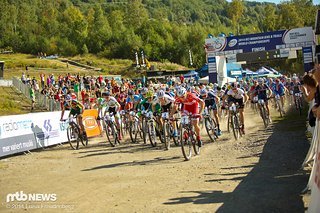 Start beim Rennen der Junioren