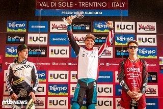 Durch den Sieg in Val di Sole sichert sich Aaron Gwin außerdem den Gesamtweltcup