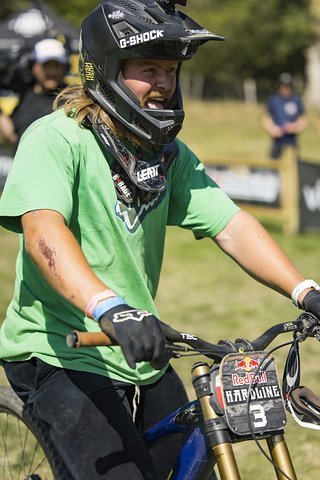 Einer der spektakulärsten Fahrer des Tages: Freerider Brage Vestavik, der auf Platz 4 fuhr.