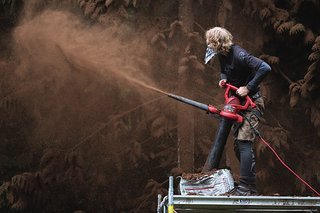 "Schnee"kanonen sorgten für ausreichend "Beerdung"