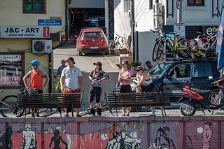 Räder laden und flanieren in Prizren Räder laden und flanieren in Prizren
