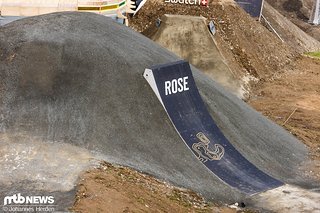 Das „Rose Scrub Feature“ verfügt über zwei Absprünge, je nach Gusto