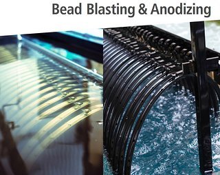 Sandstrahlen und Anodisieren Sandstrahlen und Anodisieren