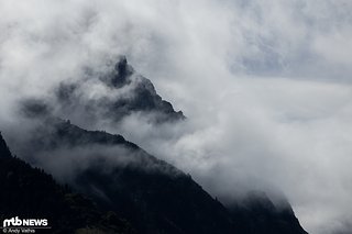 Das Wetter präsentierte sich in Loudenvielle – nett ausgedrückt – wechselhaft