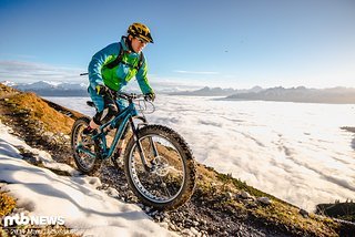 Mit dem Salsa Bucksaw über den Wolken: rollen lassen und genießen!